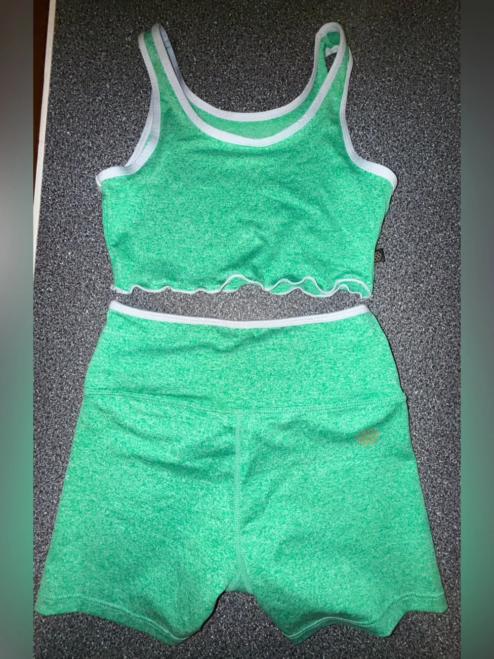 Honeycutt 2 Piece Dance Green Set Size Adult XX-Small